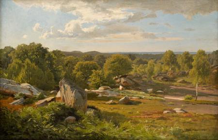 Eugen Ducker Rugen landscape France oil painting art